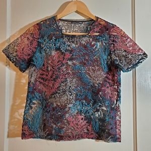 Zara mesh top
